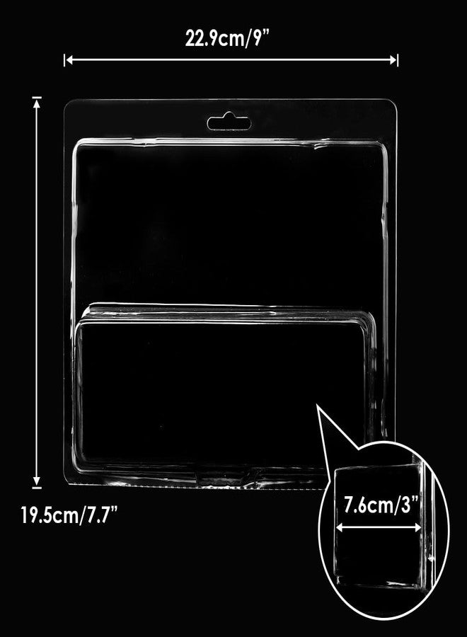 baskiss 10 Pack Clear Protectors Compatible with Hot Wheels Premium 2-Pack - 0.75mm Ultra Thick PET Clamshell Display Cases & Storage Blister Protective Covers, Not Compatible with HW Team Transport Series - Image 2